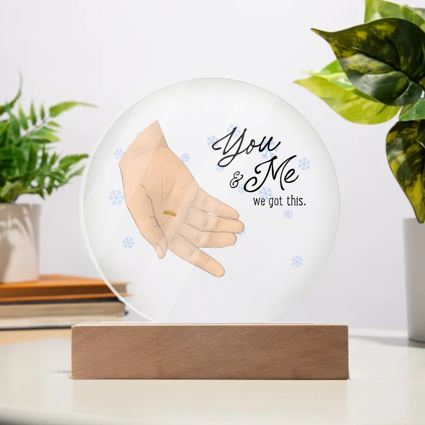Hand Circle Acrylic