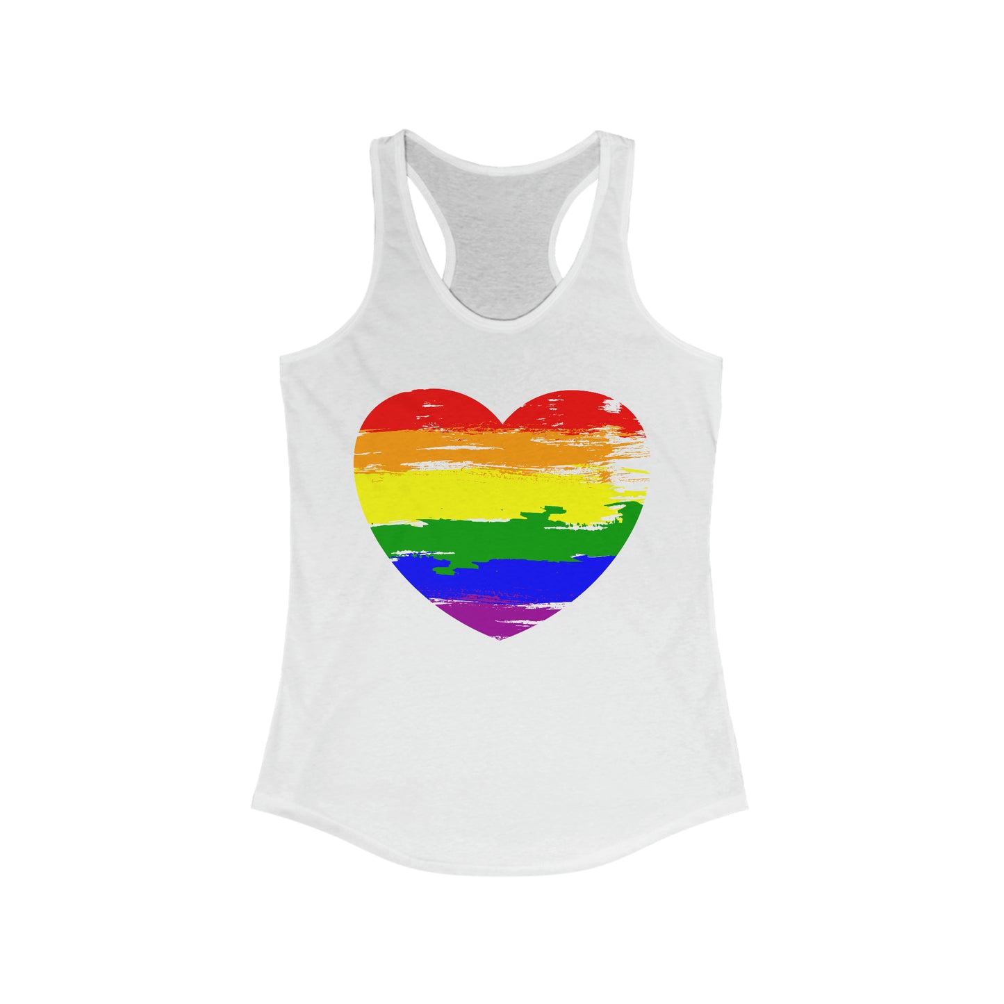 Pride Heart Racerback Tank