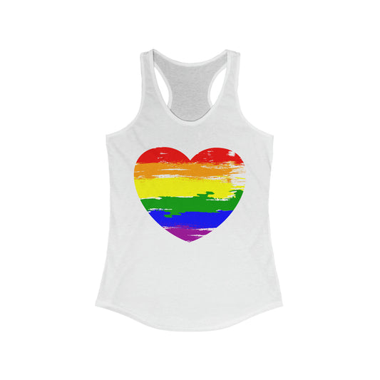Pride Heart Racerback Tank