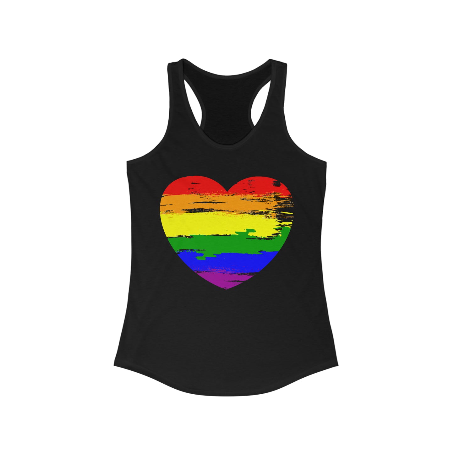 Pride Heart Racerback Tank