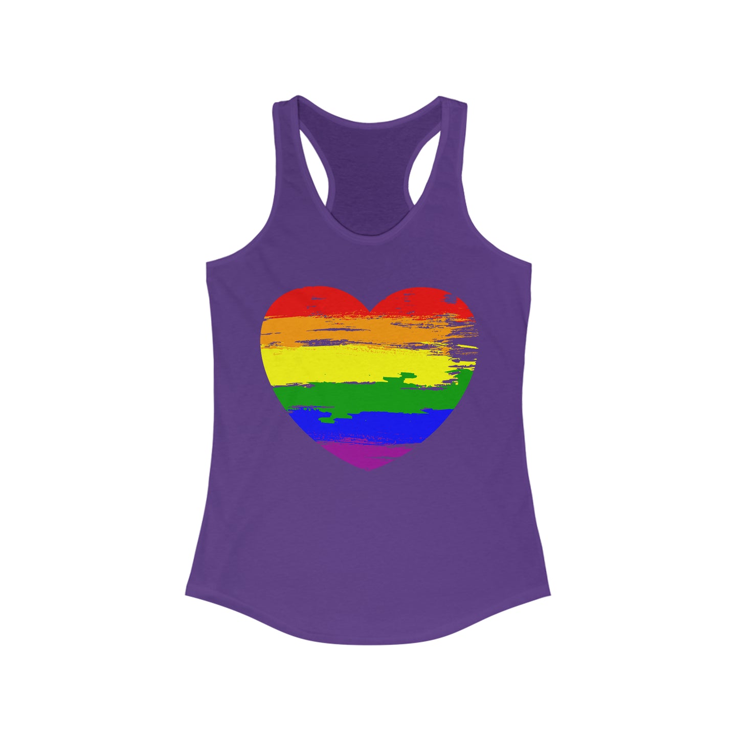 Pride Heart Racerback Tank