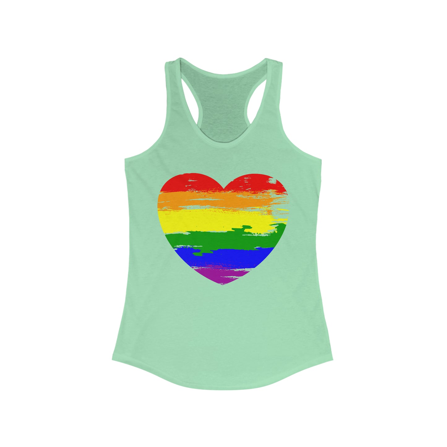 Pride Heart Racerback Tank