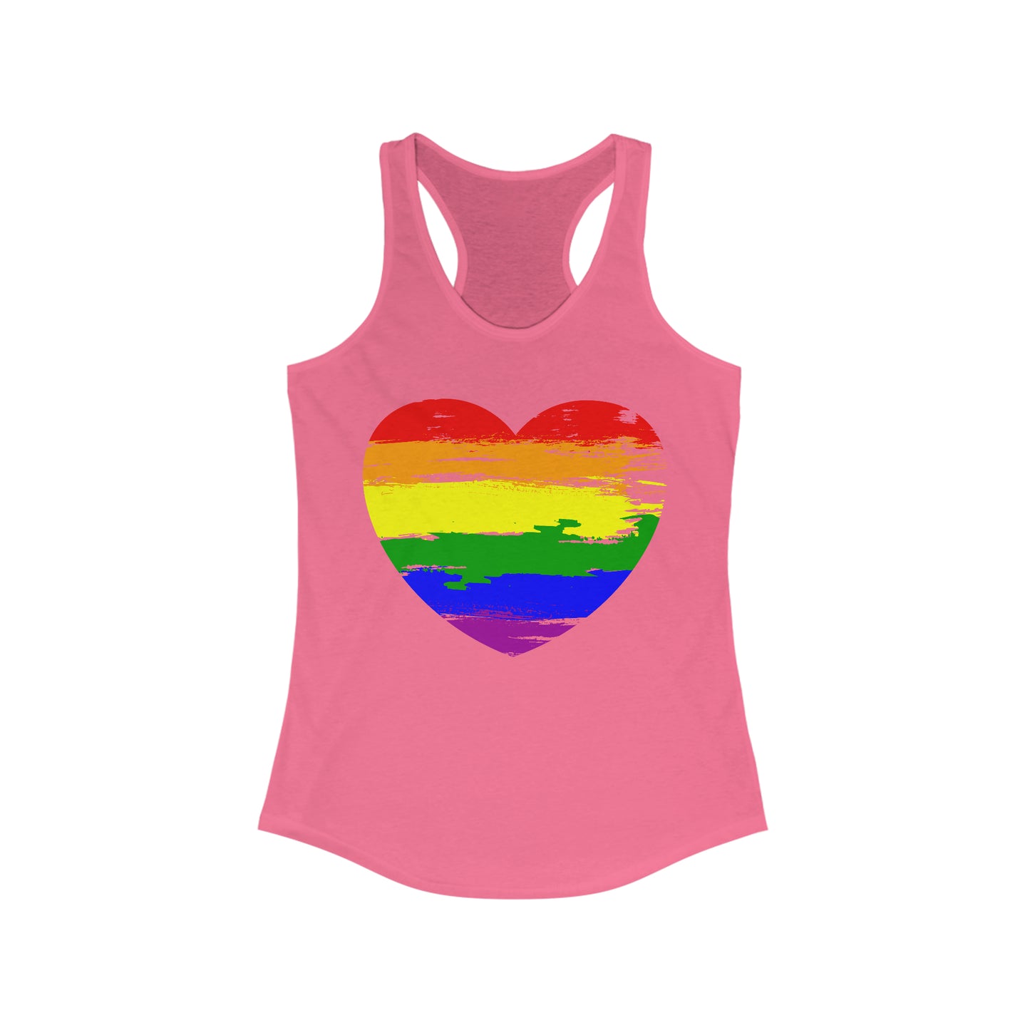Pride Heart Racerback Tank