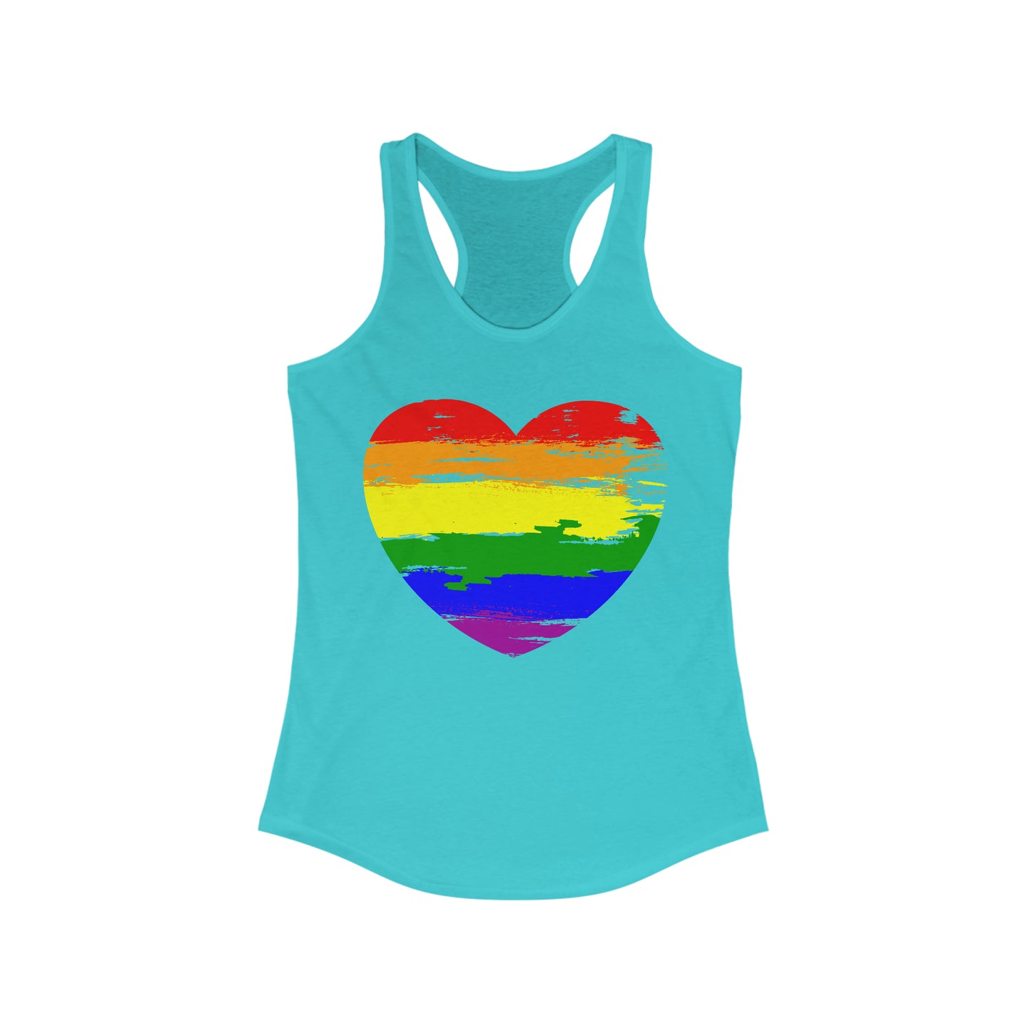 Pride Heart Racerback Tank