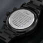 Black Chronograph Watch-Timeless source of guidance and love