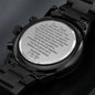 Black Chronograph Watch- Lifetime of cherished moments