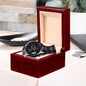 Black Chronograph Watch-Timeless source of guidance and love