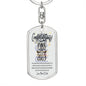 Graduation Dog Tag- Swivel Keychain