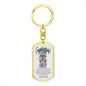Graduation Dog Tag- Swivel Keychain