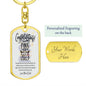 Graduation Dog Tag- Swivel Keychain