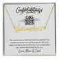 Graduation- Class of 2023- Heart Name Necklace
