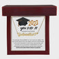 Graduation- Heart Name Necklace