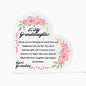 To My Granddaughter Plaque