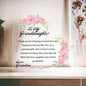 To My Granddaughter Plaque