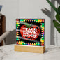 Teach Love Inspire Acrylic Plaque