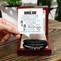 Bonus Dad- Love you forever bracelet