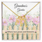 Personalized Vertical Name Necklace - Garden Card