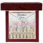 Personalized Vertical Name Necklace - Garden Card