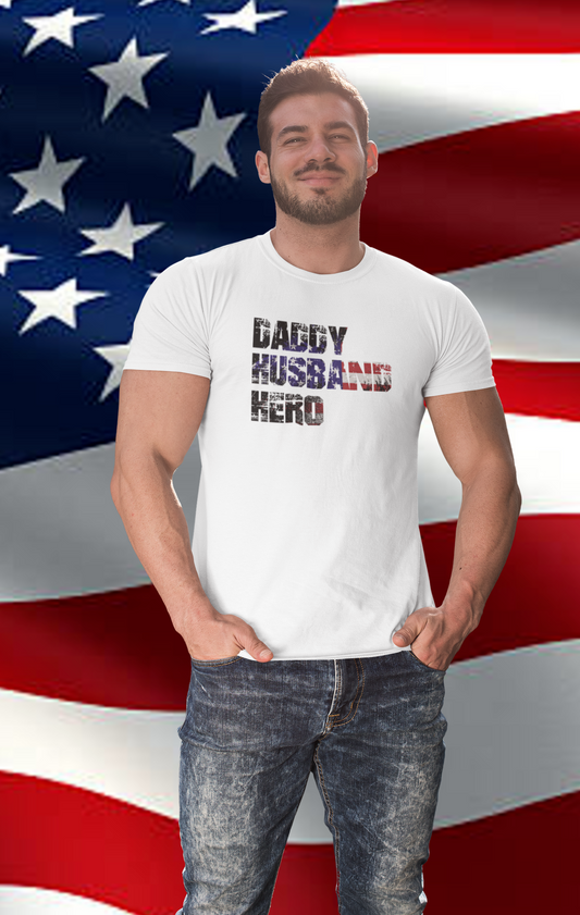 Daddy Husband Hero Tee