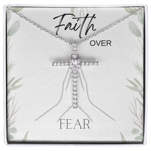 Faith Over Fear Cz Cross