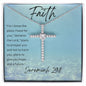 Faith CZ Cross Necklace