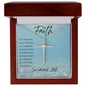 Faith CZ Cross Necklace