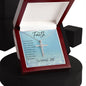 Faith CZ Cross Necklace