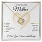 To My Beautiful Mother- Love Knot