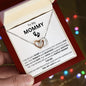 To My Mommy (Expectant Mom) Interlocking Hearts
