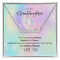 Custom Name Necklace- Unicorn Granddaughter