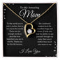 To My Amazing Mom- Forever Love Necklace (Black Bckgrd)