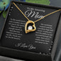 To My Amazing Mom- Forever Love Necklace (Black Bckgrd)